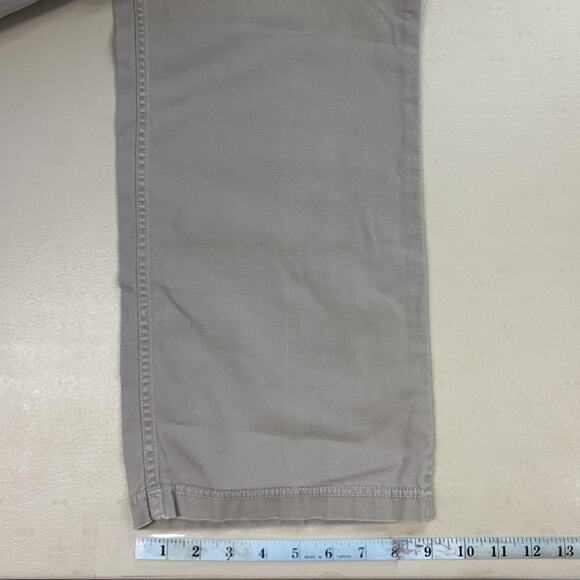 Eileen Fisher Pants Womens Small Gray Taupe Stretch Twill Straight Leg 32x30 - Picture 8 of 15